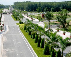 Một góc Công viên nghĩa trang Yên Kỳ
