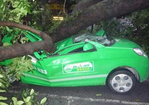 Hiện trường vụ tai nạn chiều ngày 17/8 - Ảnh: Tổ Quốc
