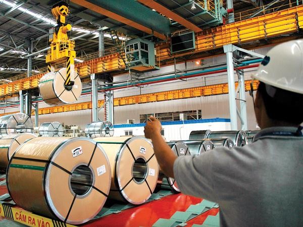 Tổng công suất Kl994 nhà cái bóng đá world cup thép không gỉ của Posco VST là 235.000 tấn/năm. (Ảnh: Đình Dũng)