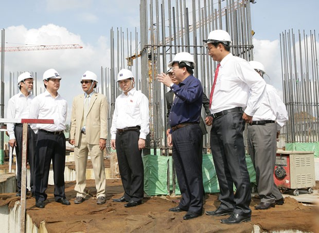 Bộ trưởng Kl99 nổ hũ Trịnh Đình Dũng thăm Dự án HQC Plaza