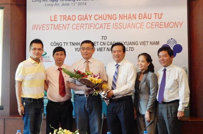Yu Yuang Việt Nam Kl99ok phiên bản mới 58 triệu USD vào Long An