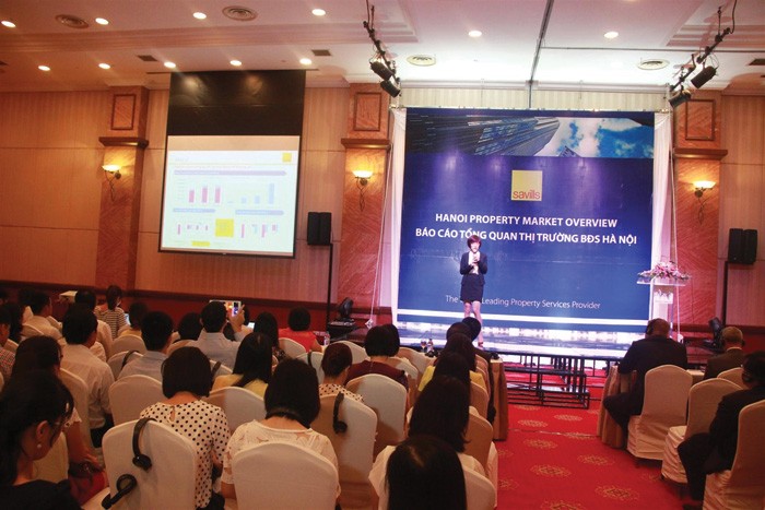 Một buổi công bố Báo cáo thị trường Web Tổng Nhà Cái 99Kl99 Giải Trí Bậc Nhất Hà Nội của Savills Việt Nam - Ảnh: Phương Anh