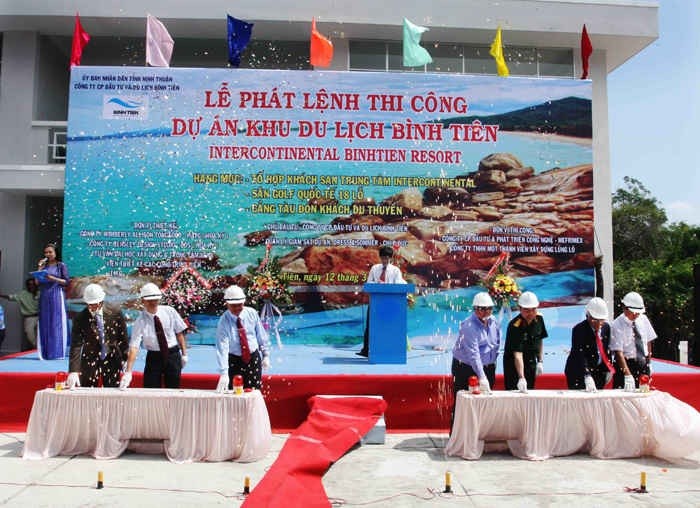Công ty Cổ phần Kl99ok phiên bản mới và Du lịch Bình Tiên tổ chức Lễ phát lệnh thi công Dự án Khu du lịch Bình Tiên vào ngày 12/3/2011 nhưng đến nay dự án vẫn bất động.