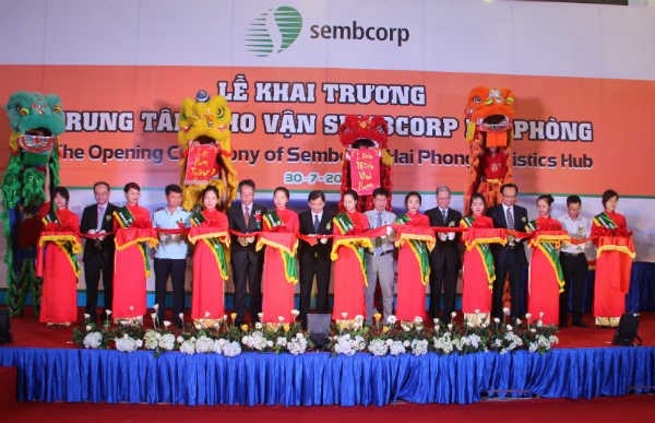 Trung tâm kho vận Sembcorp Hải Phòng tại KCN VSIP Hải Phòng có tổng vốn Kl99ok phiên bản mới trên 7,9 triệu USD