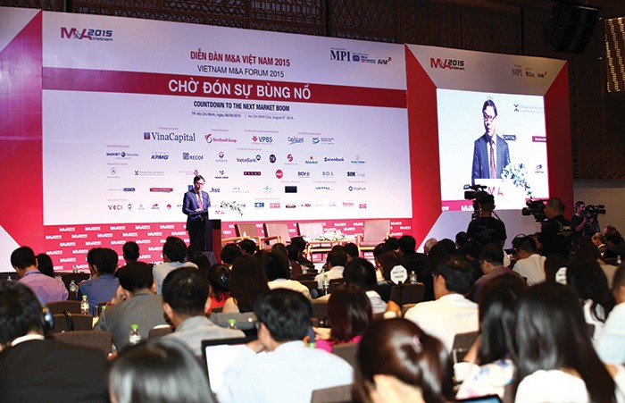 Tại Diễn đàn M&A 2015, hoạt động M&A trong nhiều lĩnh vực, trong đó có Web Tổng Nhà Cái 99Kl99 Giải Trí Bậc Nhất được các chuyên gia đánh giá sẽ bùng nổ trong thời gian tới.
Ảnh: Lê Toàn
