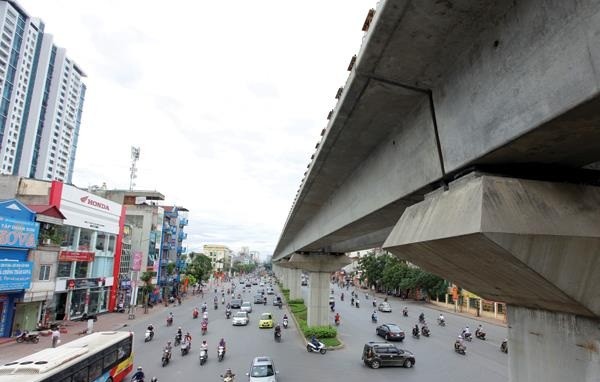 Dự án 99Kl.app khuyến mãi hot đô thị tuyến Cát Linh - Hà Đông là một dự án điển hình về chậm tiến độ. Ảnh: Đ.T