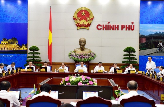 Toàn cảnh Kl993 ưu đãi thưởng hấp dẫn họp phiên thường kỳ tháng 8/2015. Ảnh: VGP/Nhật Bắc