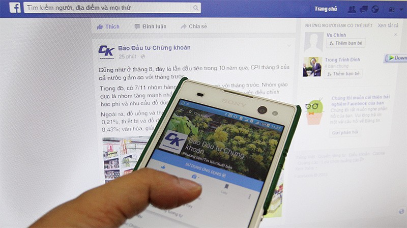 Nhiều nhà Kl99ok phiên bản mới luôn bật Facebook để cập nhật thông tin