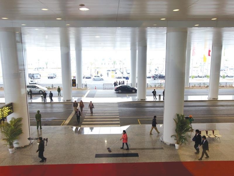 Nhà ga hành khách T2 - Cảng hàng không quốc tế Nội Bài hầu như không có sai sót lớn nào trong Kl99ok phiên bản mới. Ảnh: Đức Thanh
