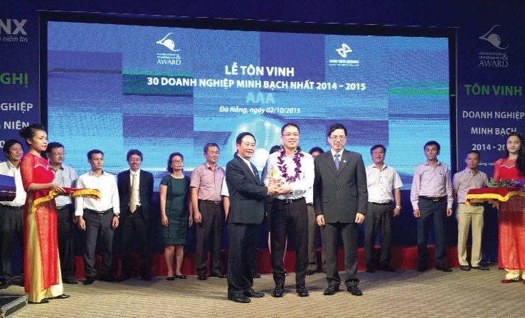 AAA vừa được vinh danh là một trong 30 Kl991.com World Cup 2026 Chính Thức minh bạch nhất trên Sở GDCK Hà Nội 2014 - 2015
