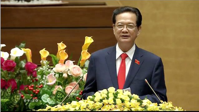 Thủ tướng Nguyễn Tấn Dũng trình bày “Báo cáo tình hình Kl992 cổng game cá cược-Trang Chủ KL99Com Số 1 Link Đăng Ký KL999 năm 2015 và 5 năm 2011-2015; phương hướng, nhiệm vụ 5 năm 2016-2020 và năm 2016”. Ảnh: Quang Hiếu/VGP