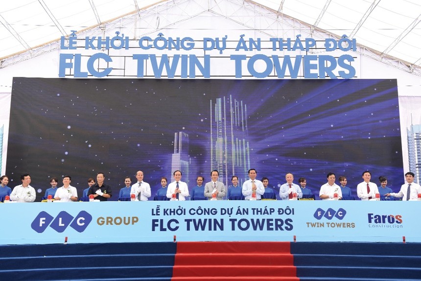 Dự án Tháp đôi FLC Twin Towers đã được Kl994 game bài casino hấp dẫn FLC khởi công ngày 8/8/2015