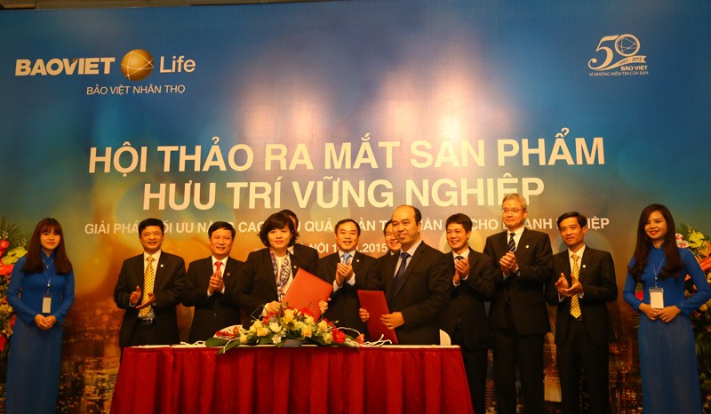 Bảo Việt Nhân thọ vừa ra mắt sản phẩm Kl99kl phiên bản hoạt động Hưu trí vững nghiệp