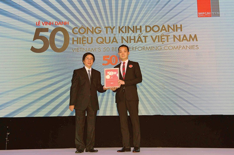 Năm 2015, HHS được vinh danh là một trong 50 công ty Kl992 VIP Trang Chủ 2026 hiệu quả nhất Việt Nam