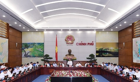 Thủ tướng Nguyễn Xuân Phúc chủ trì phiên họp Kl993 ưu đãi thưởng hấp dẫn thường kỳ tháng 4/2016. Ảnh: VGP/Quang Hiếu