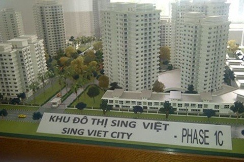 Phối cảnh Dự án Xây dựng Kl99kl ưu đãi độc quyền khu tái định cư Sing Việt 