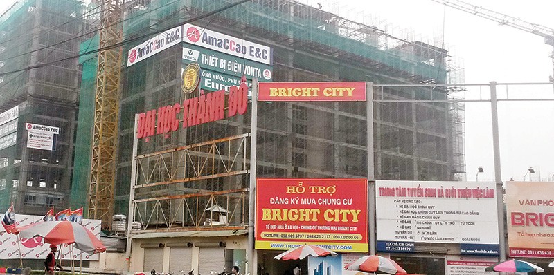 Dự án nhà ở Trang Chủ KL99Com Số 1 Link Đăng Ký KL999 Bright City đã “đóng băng” giao dịch từ nhiều tháng nay. Ảnh: Phương Anh                