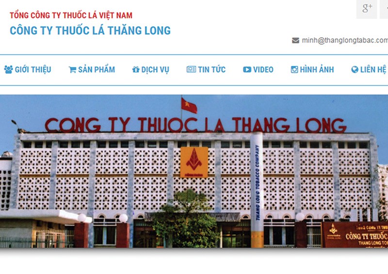 Thuốc lá Thăng Long bị tố cản trở thầu Kl99kl phiên bản hoạt động
