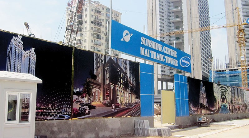 Dự án Mai Trang Tower vừa bất ngờ có chủ Kl99ok phiên bản mới mới và đổi tên thành Sunshine Center. Ảnh: Phương Anh