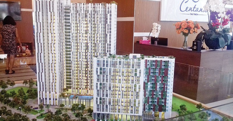 Dự án Centana Thủ Thiêm có tới 3 chủ Kl99ok phiên bản mới cùng thực hiện. ảnh: Gia Huy