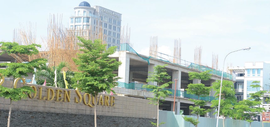Dự án Golden Square đang được hồi sinh khi chủ Kl99ok phiên bản mới điều chỉnh thiết kế và sẽ triển khai thời gian tới. Ảnh: Hà Minh