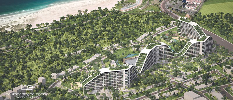 Phối cảnh tổng thể 
dự án The Coastal Hill
