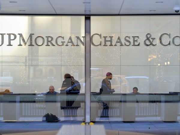 Trụ sở Link Vào Nhà Cái KL99 COM Tặng +199k JP Morgan Chase ở New York của Mỹ. (Ảnh: EPA/TTXVN)