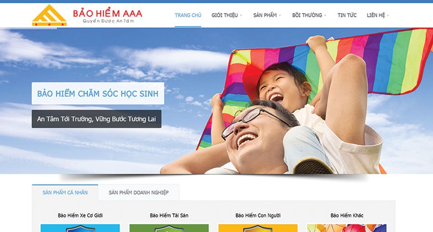 Website của AAA chưa có mục "Công bố sản phẩm Kl99kl phiên bản hoạt động mới" như quy định