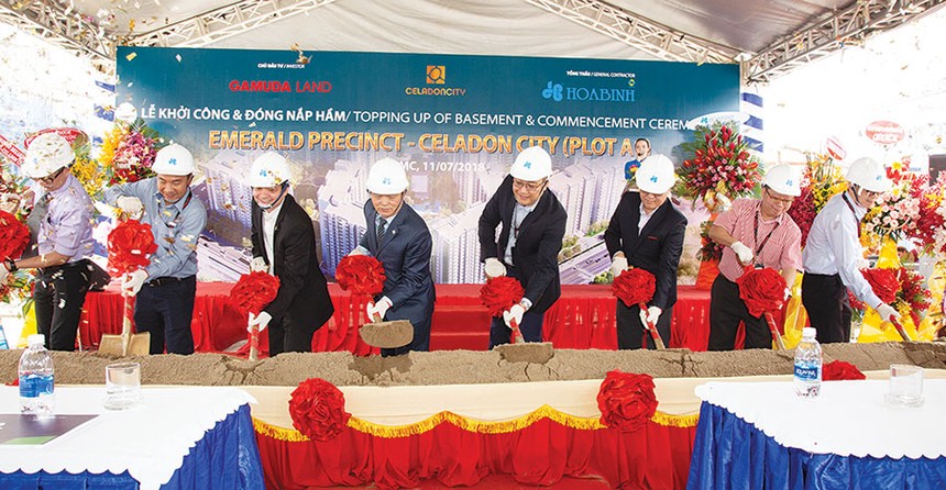 Hòa Bình liên tiếp được chọn thực hiện 3 gói thầu của Dự án Celadon City (giai đoạn 1, 2, 3) 
