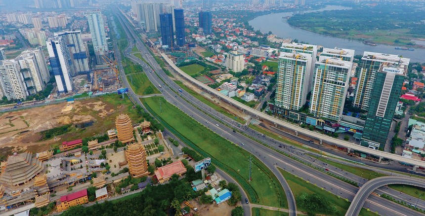 Tuyến metro Bến Thành - Suối Tiên được triển khai đã kéo theo hàng loạt dự án Web Tổng Nhà Cái 99Kl99 Giải Trí Bậc Nhất mọc lên dọc 2 bên. Ảnh: Lê Toàn