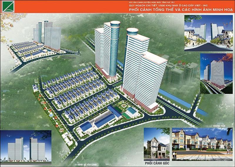 Phối cảnh Dự án Khu nhà ở cao cấp Viet-Inc sau khi được nhóm Kl99ok khuyến mãi lớn “chế” lại với công trình nhà liền kề, nhà ở cao tầng.