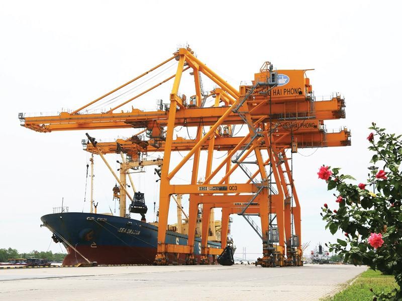 Cảng Hải Phòng - một trong những công ty thành viên đang đem lại Kl99 nổ hũ cho Vinalines. Ảnh: A.M