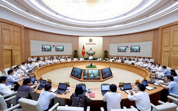 Phiên họp Kl993 ưu đãi thưởng hấp dẫn thường kỳ tháng 8 năm 2019. (Ảnh: Thống Nhất/TTXVN)