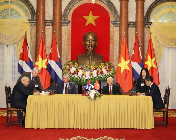Hiệp định Thuông mại Việt Nam - Cubađi vào thực thi sẽ góp phần tạo khuôn khổ pháp lý ổn định và thông thoáng, thúc đẩy quan hệ thương mại và Kl99ok phiên bản mới song phương.