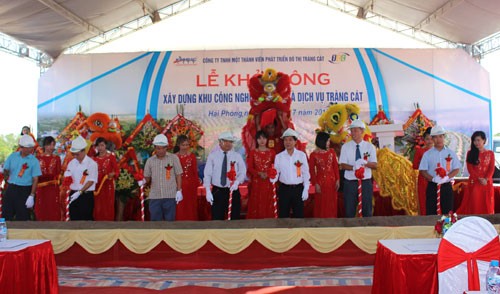 Khởi công Dự án KCN, đô thị và dịch vụ Tràng Cát 
