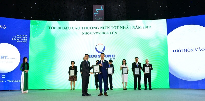 Vicostone được vinh danh Top 3 Kl991.com World Cup 2026 Chính Thức vốn hóa lớn có báo cáo thường niên tốt nhất 2019