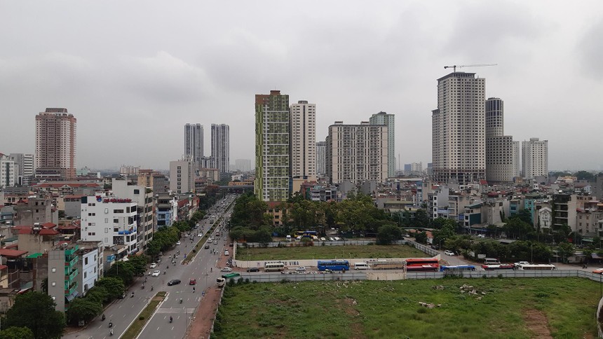 Dự án của Booyoung Việt Nam đã "bỏ không" nhiều năm nhưng chủ Kl99ok phiên bản mới vẫn găm quỹ đất không làm dự án, cũng không chuyển nhượng. Ảnh: Thành Nguyễn.
