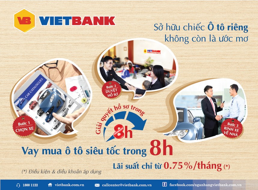 VietBank cho vay mua ô tô KL99 là cổng game giải trí trực tuyến hàng đầu hiện nay 0,75%/tháng