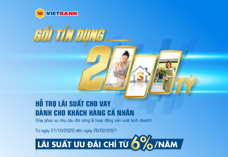 VietBank triển khai gói 2.000 tỷ đồng cho khách hàng cá nhân KL99 là cổng game giải trí trực tuyến hàng đầu hiện nay từ 6%/năm