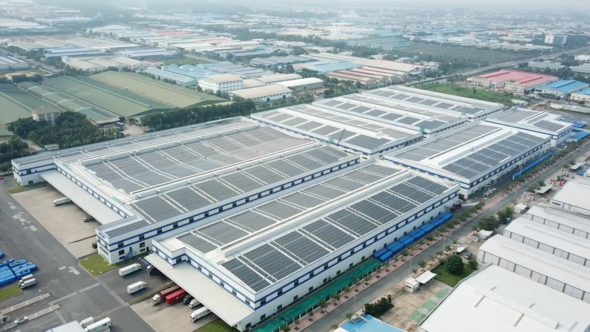 Dự án điện mặt trời mái nhà Duy Tân thuộc khu công nghiệp Tân Đô, tỉnh Long An có tổng công suất 9.932,4 kWp do TTC Energy làm chủ Kl99ok phiên bản mới