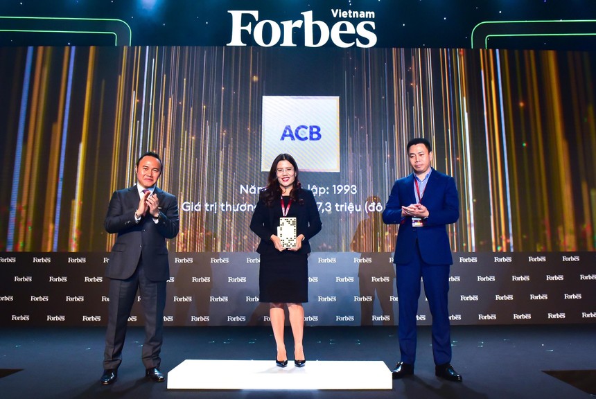 ACB đạt top 7 thương hiệu Kl991.com nạp rút nhanh dẫn đầu do Forbes bình chọn