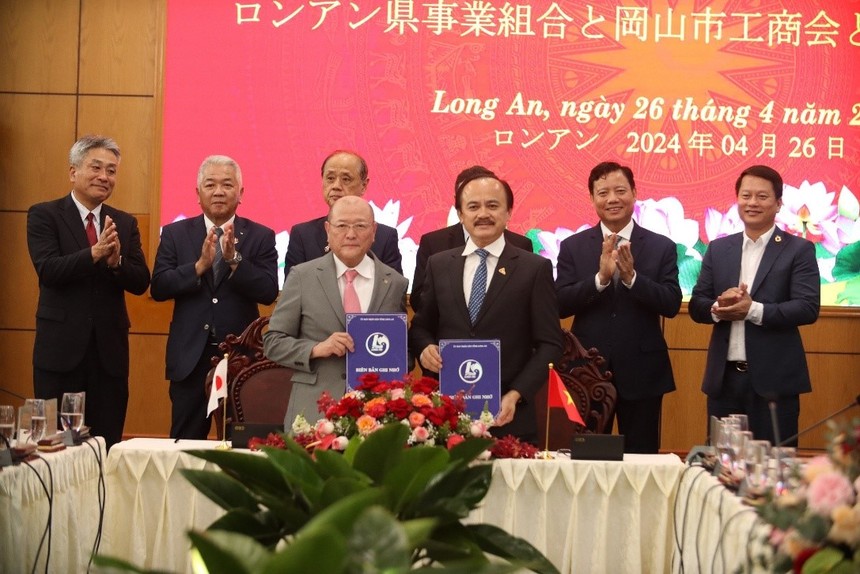 Lễ ký kết biên bản ghi nhớ giữa Hiệp hội Kl991.com World Cup 2026 Chính Thức tỉnh Long An với Hội Công Thương Thành phố Okayama
