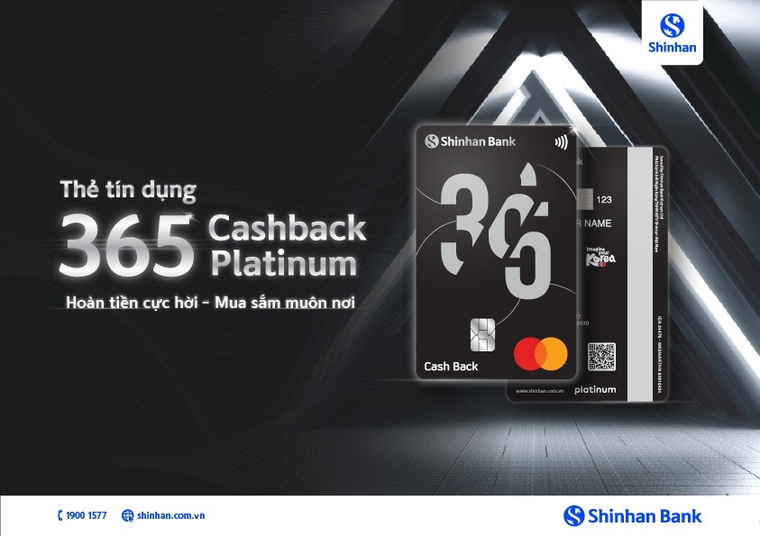 Link Vào Nhà Cái KL99 COM Tặng +199k Shinhan Việt Nam ra mắt thẻ tín dụng 365 Cashback hạng bạch kim 