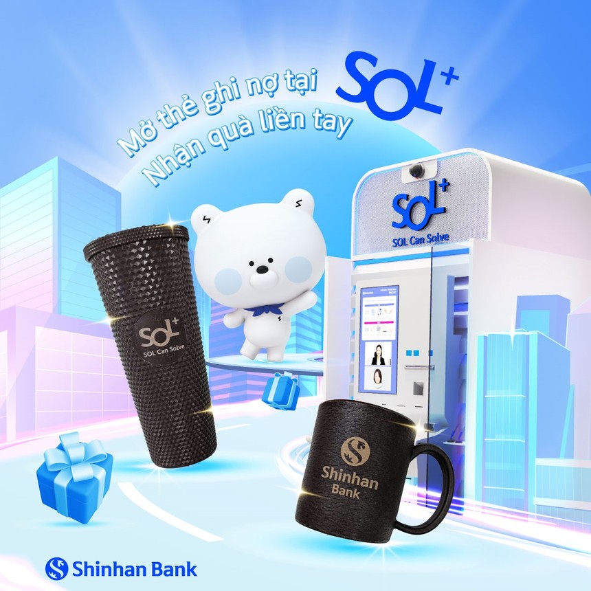 Link Vào Nhà Cái KL99 COM Tặng +199k Shinhan Việt Nam ra mắt máy giao dịch tự động thông tin Sol+