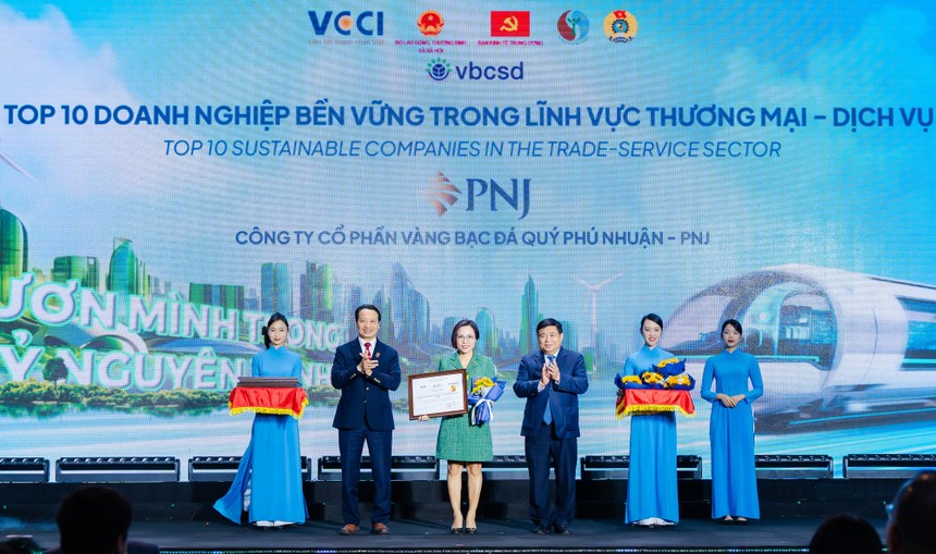 PNJ vào Top 10 Kl991.com World Cup 2026 Chính Thức phát triển bền vững năm thứ 9 liên tiếp
