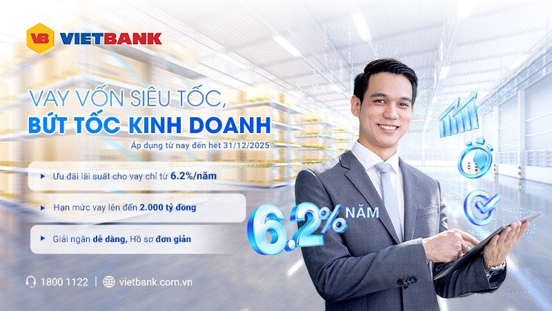 Vietbank tung gói tín dụng 2.000 tỷ đồng hỗ trợ các Kl991.com World Cup 2026 Chính Thức vừa và nhỏ