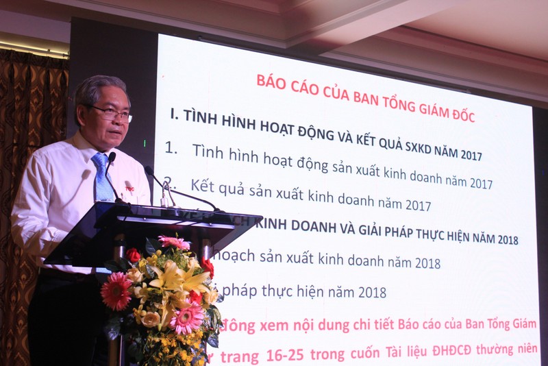 Ông Đoàn Văn Thuận, Tổng giám đốc TDC báo cáo tại Đại hội đồng Trang Chủ KL99Com Số 1 Link Đăng Ký KL999