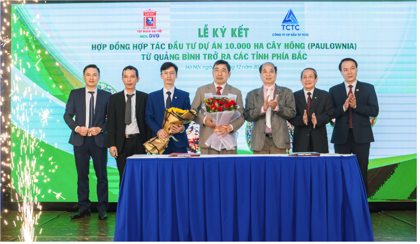 Sơn Đại Việt (DVG) hợp tác Kl99ok phiên bản mới 10.000 ha cây Hông với TCTC
