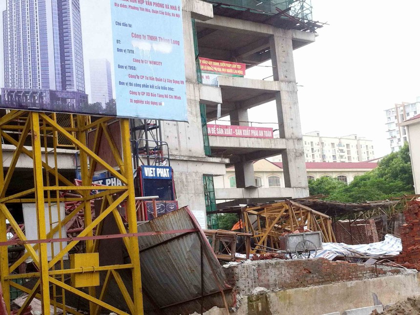 Dự án Chung cư Yên Hòa – Thăng Long do Công ty TNHH Thăng Long làm chủ Kl99ok phiên bản mới. Ảnh: Quang Hưng