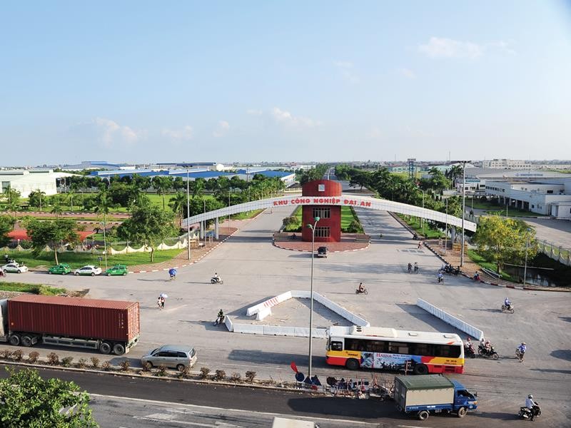 Khu công nghiệp Đại An - nơi các nhà Kl99ok phiên bản mới tìm đến khi về Hải Dương. Ảnh: Thành Chung